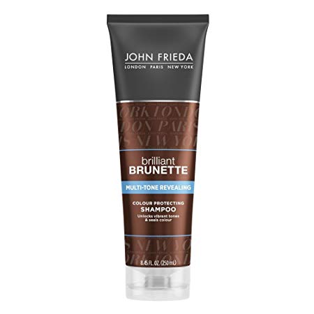 John Frieda Brilliant Brunette Multi-Tone Revealing Colour Protecting Shampoo, 8.45 Ounces