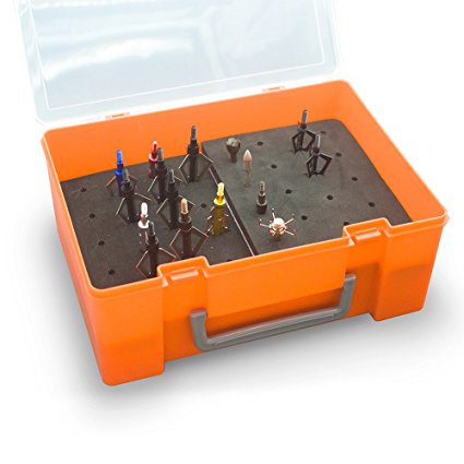 Posch Archery Broadhead Storage Case Box (Holds 36 Broadheads) Accessories Locker Holder