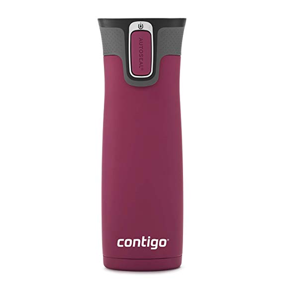 Contigo AUTOSEAL West Loop Vacuum-Insulated Stainless Steel Travel Mug, 20 ox, Passion Fruit