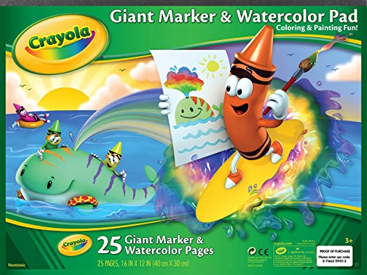 Crayola Giant Marker and Watercolor Pad