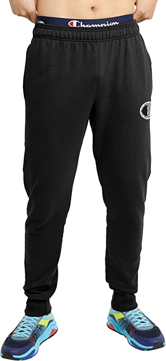 Champion Men’s Powerblend Joggers, Men’s Fleece Joggers, Men’s Cotton Sweatpants, 31" Inseam