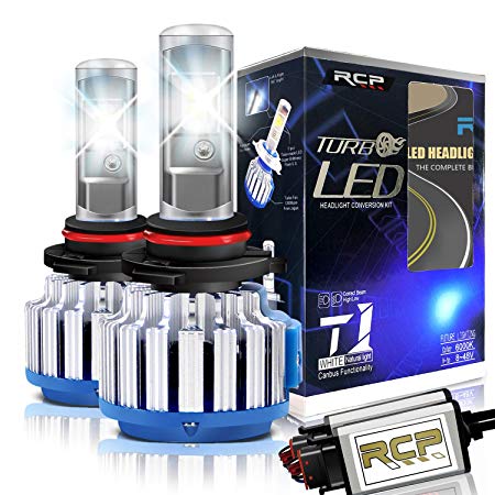 RCP - 9012 - LED Headlight CREE Bulbs Conversion Kits   Canbus (1 Pair) - 70W 7200Lm White(6,000K) - 2 Year Warranty