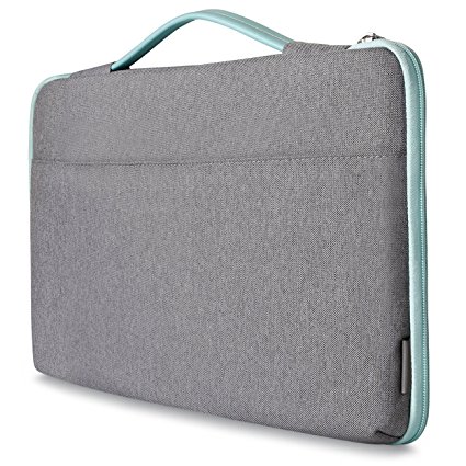 Inateck Shockproof Laptop Sleeve Case Briefcase Spill Resistant for 14 Inch Laptops, Notebooks, Ultrabooks, Netbooks, with Extra Storage Space