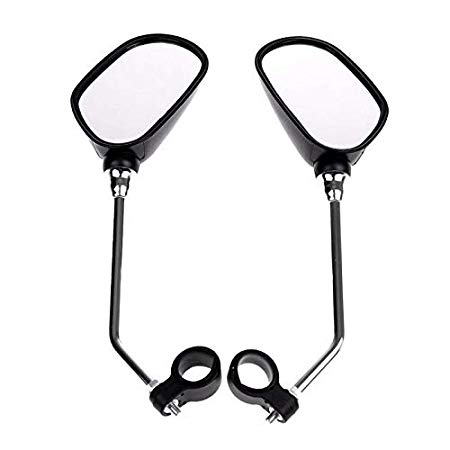 CABINA HOME 1Pair Bike Mirrors Handlebar Rearview Mirror Reflective Cycling Wide Angle 360°Rotation 22.2mm Mount for MTB Mountain Road Cycling Bicycle Electric Bike Mobility Scooter
