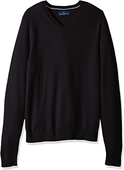 Amazon Brand - Buttoned Down Men's Cashmere V-Neck Sweater