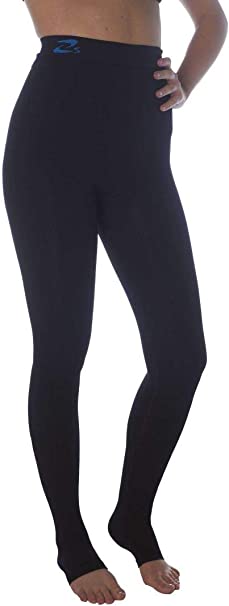 CzSalus Flat Knit Lipedema, Lymphedema Support Slimming Compression Leggins (Kl1 18-21 mmHg)