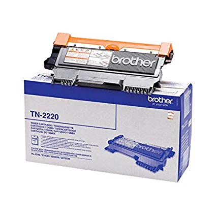 Brother TN2220 Toner Cartridge, High Yield, Black, Brother Genuine Supplies