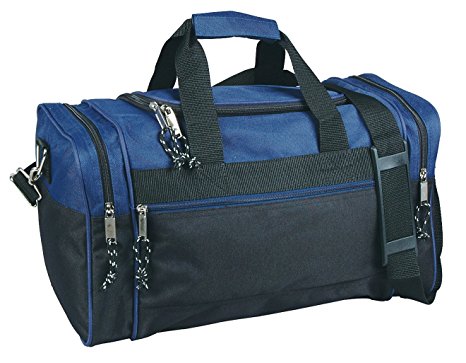 DALIX 17" Blank Duffle Bag Duffel Bag Travel Size Sports Durable Gym Bag