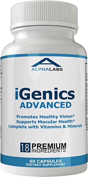 Igenics Eye Supplement Advanced Vision Vitamins with Lutein and Zeaxanthin