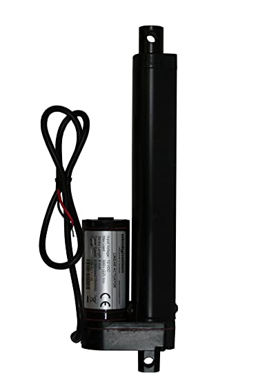WINDYNATION 6 Inch 6" Stroke Linear Actuator 12 Volt 12V 225 Pounds lbs Maximum Lift