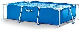 Intex Rectangular Frame Pool, Blau, 300 x 200 x 75 cm