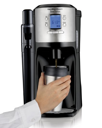 Hamilton Beach 49150 BrewStation with Flavor Dispenser Coffee Maker, Black