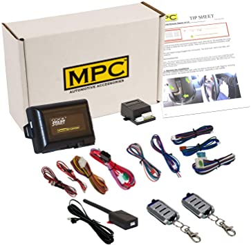 MPC Complete 4-Button Remote Start Keyless Entry Kit for 2000-2001 Ford F-350 - Firmware Preloaded