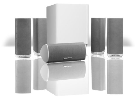 Harman Kardon HKTS 16WQ 51 Channel Home Theater Surround Sound Speakers White