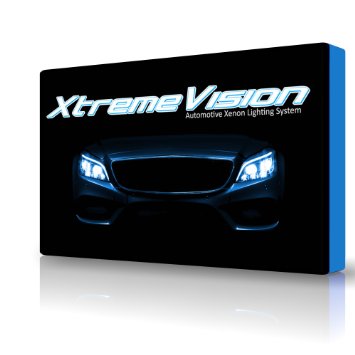 XtremeVision® 35W HID Xenon Conversion Kit with Premium Slim Ballast - H4 / 9003 8000K - Medium Blue - 2 Year Warranty