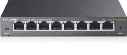 TP-LINK 8-Port Gigabit Ethernet Easy Smart Switch TL-SG108E