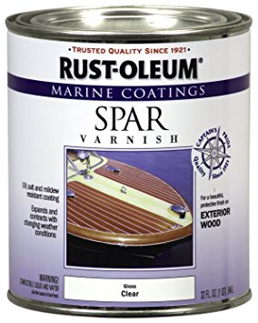 Rust-Oleum 207008 Marine Spar Varnish 1-Quart - 6 Pack