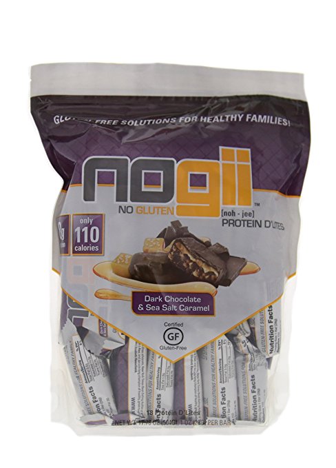 NoGii D'Lites Dark Chocolate Sea Salt Protein Blends, 18 Count