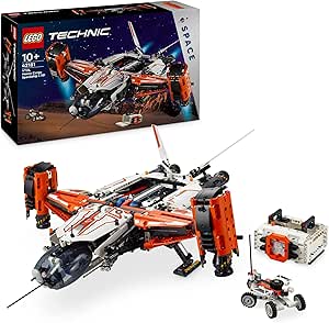 LEGO Technic Le Vaisseau Spatial Cargo VTOL LT81, Jouet de Construction, Set de Véhicule pour Enfants, Favorise le Jeu Créatif et l’Imagination, Idée Cadeau pour les Garçons et Filles Dès 10 Ans 42181