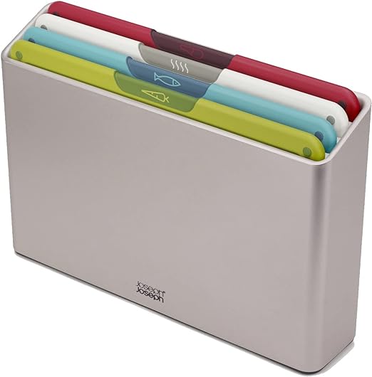 Joseph Joseph Folio Icon 4-piece Chopping Board Set with Storage Case