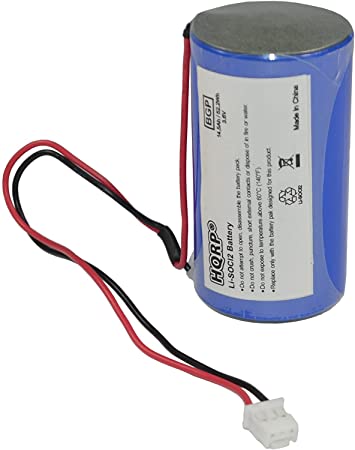 HQRP D-Size 3.6V Lithium Thionyl Chloride Battery Compatible with DSC ER34615M-T1 WT4911 WT4911B WT8911 ALEXOR Wireless Outdoor Siren WT4911BATT ADT