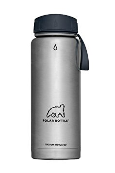 Polar Bottle Thermaluxe - Vacuum Insulated Stainless Steel Thermos Travel Mug, Stainless {21 oz.}