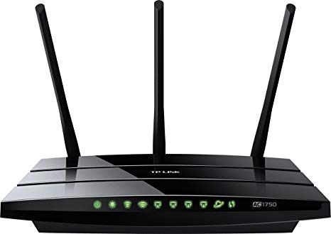 TP-LINK Archer C7 Wi-Fi Ethernet LAN connection Dual-band Black