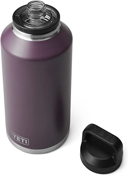 YETI Rambler 64 oz Bottle, Vacuum Insulated, Stainless Steel with Chug Cap, Nordic Purple