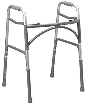 Drive Medical Heavy Duty Bariatric Walker, Gray, Adult