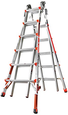Little Giant Ladder Systems 12026-801 Revolution M26 with Ratcheting Levelers