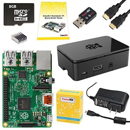 CanaKit Raspberry Pi 2 Complete Starter Kit with WiFi Raspberry Pi 2  WiFi  Preloaded 8GB SD Card  Case  Power Supply  HDMI Cable  Guide