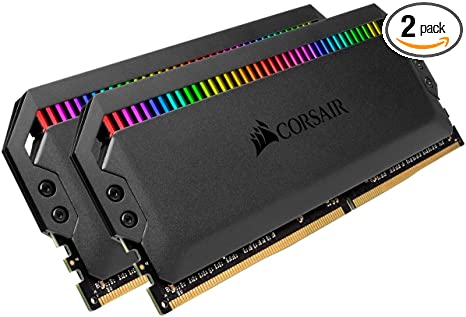 Corsair Dominator Platinum RGB 32GB (2x16GB) DDR4 3000 (PC4-24000) C15 1.35V Desktop Memory