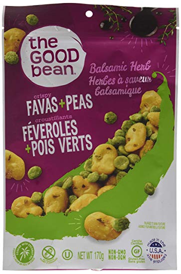 THE GOOD BEAN Favas Plus Peas Balsamic Herb, Crispy, 170g