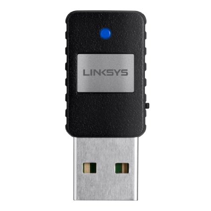 Linksys Wireless Mini USB Adapter AC 580 Dual Band (AE6000)- (Certified Refurbished)