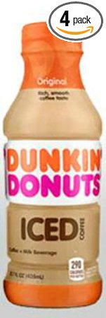 Dunkin Donuts Bottled Ice Coffee (Original)