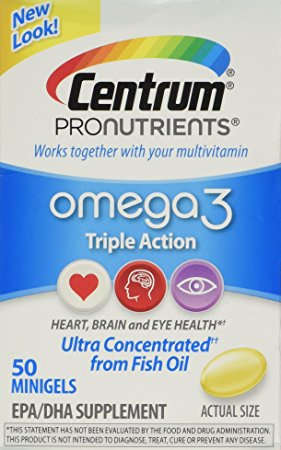 Centrum Pronutrients Omeg Size 50ct Centrum Pronutrients Omega 3 50ct