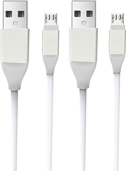2-Pack Micro-USB 2A Fast Charger Cord 6FT Compatible for Kindle E-Reader Paperwhite Voyage Oasis Fire 7’’ Fire HD 7’’8.9’’Fire 7 Fire HD 6 7 8 10 Fire HDX.