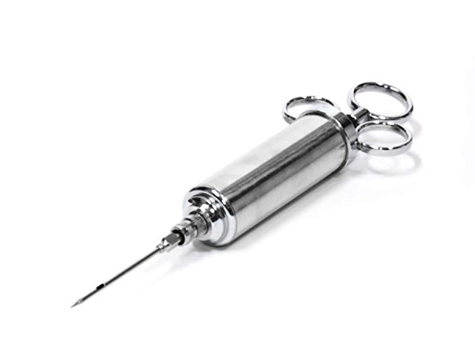 Charcoal Companion CC5112 Stainless Marinade Injector