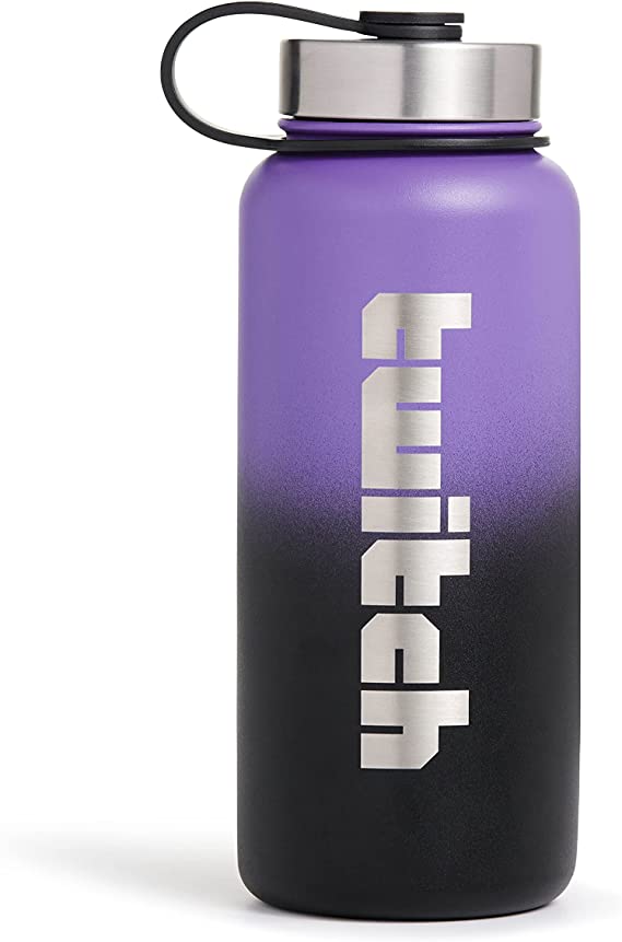 Twitch 32oz Stainless Steel Dual Lid Bottle