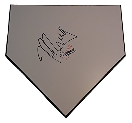 Yasiel Puig Autographed / Signed Los Angeles Dodgers Home Plate w/ Proof Photo
