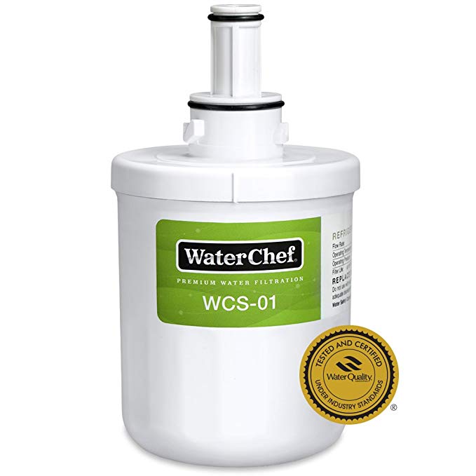 WaterChef WCS-01 Premium Refrigerator Water Filter Replacement for SAMSUNG DA29-00003A, DA29-00003B, DA29-00003G, DA29-00003F, DA61-00159