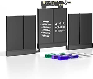 A1989 Battery, Runpower A1964 Battery for MacBook Pro 13 inch Battery A1989 Battery(Mid 2018-2019) A2251 Battery(2020 Version),Replacement Battery Lithium Polymer EMC 3214 3358