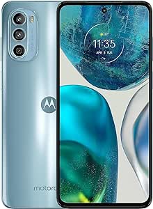 Motorola Moto G52 6GB RAM | 256GB Storage | Single SIM | Stereo Speakers W/Dolby Atmos | 30W turboPower Charging | 6.6" OLED FHD  90Hz Display | International Model | GSM Factory Unlocked - (Blue)