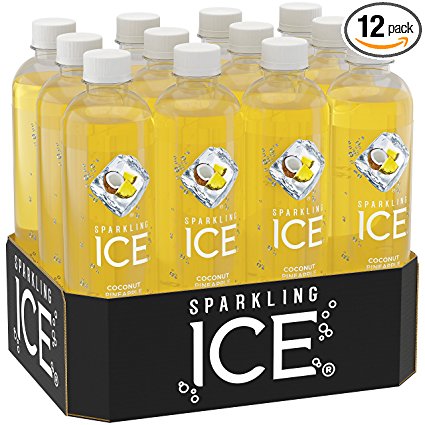 Sparkling Ice Coconut Pineapple, 17 Ounce Bottles (Pack of 12) ottle, 12 Counts