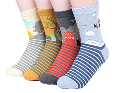 Women Miyazaki Hayao Cartoon Socks One Size