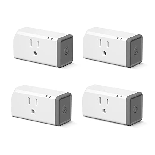 SONOFF S31 Lite WiFi Smart Plug ETL Certified, 15A Smart Outlet Timer Switch, Work with Alexa & Google Home Assistant, IFTTT Supporting, No Hub Required, 2.4 Ghz WiFi Only(4-Pack)