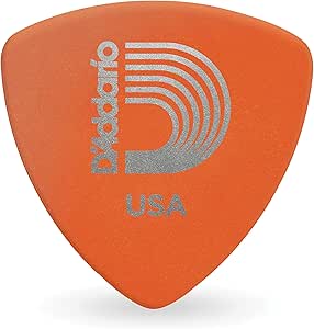 D'Addario Duralin Guitar Picks, Light, 10 pack, Wide Shape