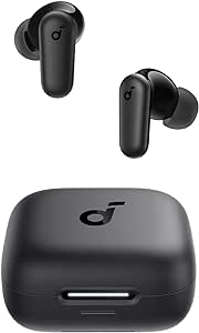 soundcore P30i by Anker Noise Cancelling Earbuds, smarte Geräuschunterdrückung, kraftvolle Bässe, 45h Spielzeit, 2-in-1 Case und Handyständer, IP54, kabellose Kopfhörer, Bluetooth 5.4, App Steuerung