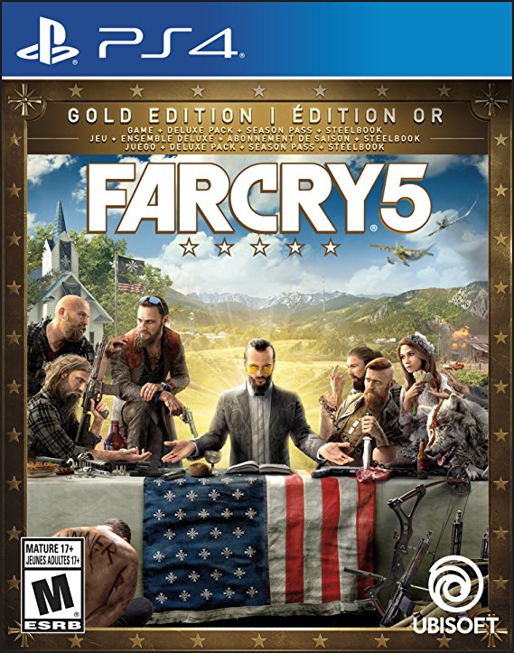 Far Cry 5 Gold Edition (Includes Steelbook   Extra Content   Season Pass subscription) - Trilingual - PlayStation 4