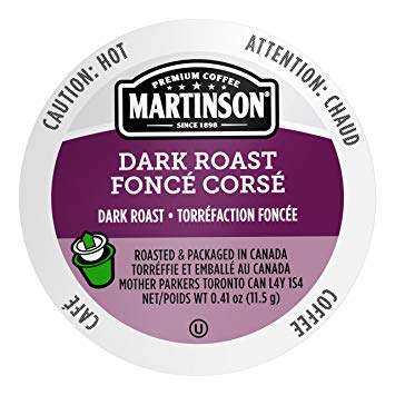 Martinson Single Serve Coffee Capsules, Dark Roast, 24 Count